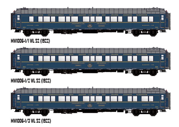 LS Models MW1006-1 CIWL Bombay-Express 1933 Set II 3-teilig NH