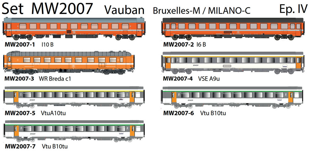 LS Models MW2007 SNCB EC Vauban Milano - Brssel Ep IV NH