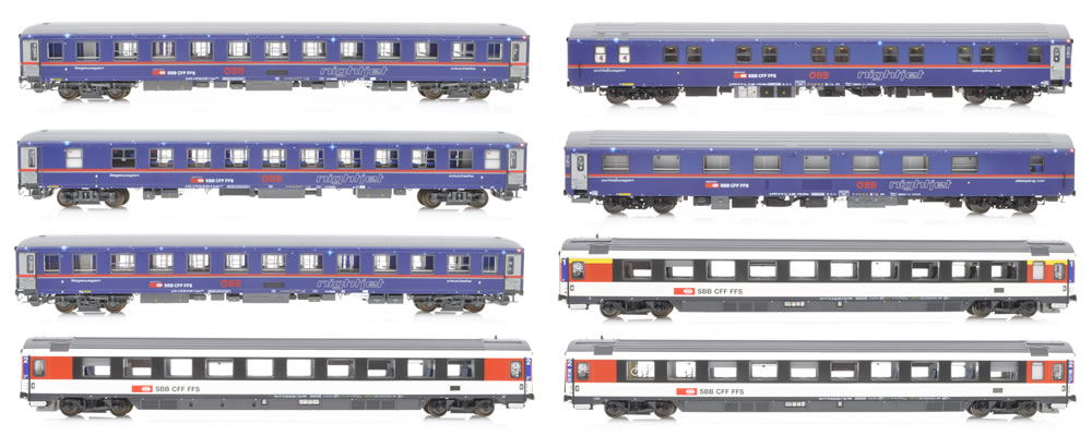 LS Models MW2302 BB Nightjet 403 Zrich - Amsterdam 8-tlg