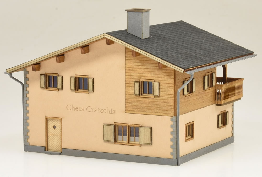 MobaArt 1671 Bündner Haus Chesa Cratschla