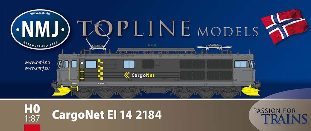 NMJ Topline 94109 NSB EL14 2184 CargoNet DC Sound