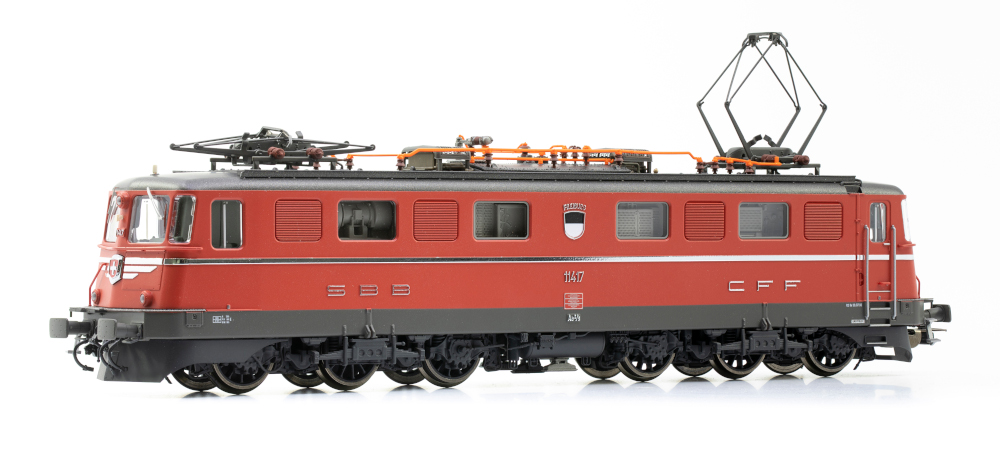 Piko 97208 SBB Ae 6/6 11417 Fribourg  rot Ep V DC Sound