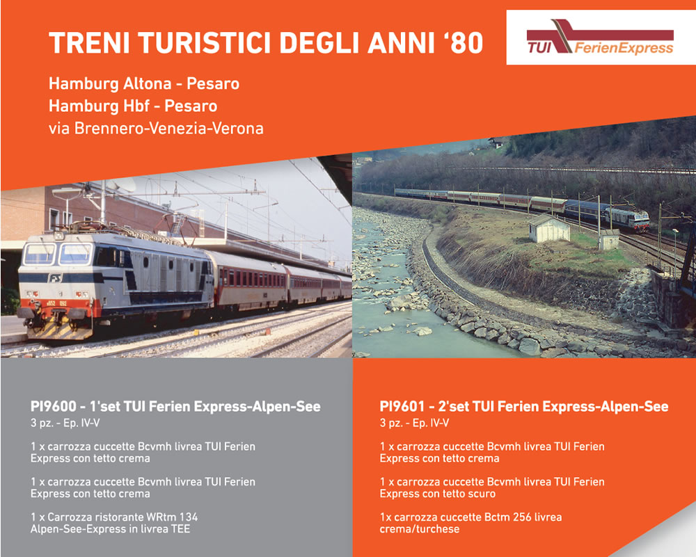 Pirata/LS Models 9601 TUI Ferien Express Set 2 3-tlg NH