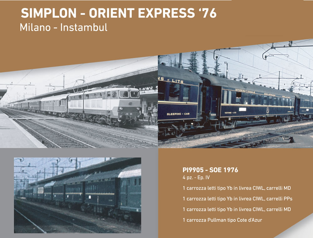 Pirata/LS Models 9905 Simplon Orient Express Wagenset 4-tlg NH