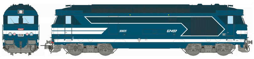 REE MB-066 SNCF BB 67497 Ep IV-V DC NH