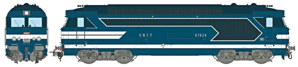 REE MB-067S SNCF BB 67624 Ep III-IV DC Son NH