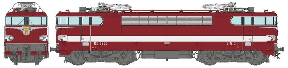 REE MB-082 SNCF BB 9288 Le Capitole rot Ep III DC