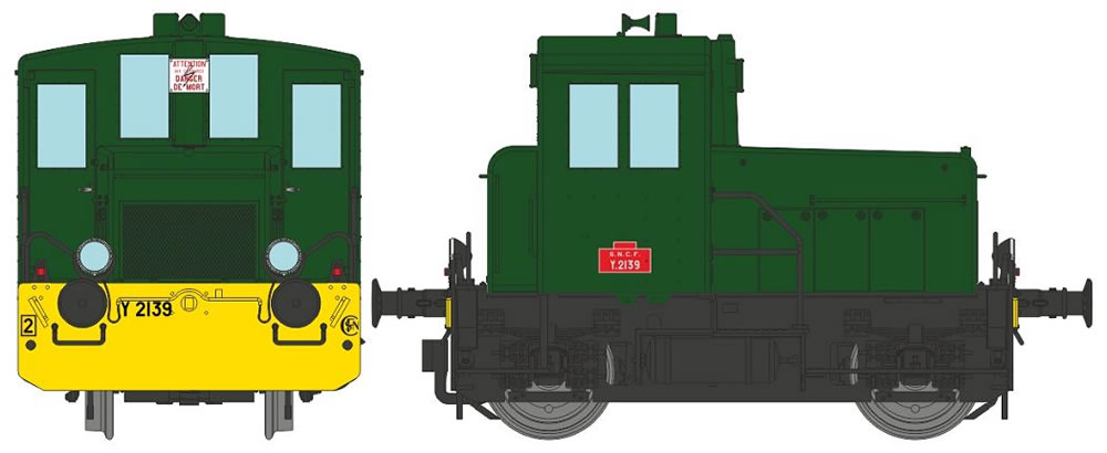 REE MB-146S SNCF Y2139 vert Ep III-IV DC Son