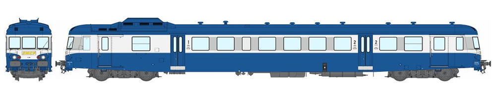 REE MB-163 SNCF X 2816 bleu/blanc Lyon-Vaise Ep IV-V