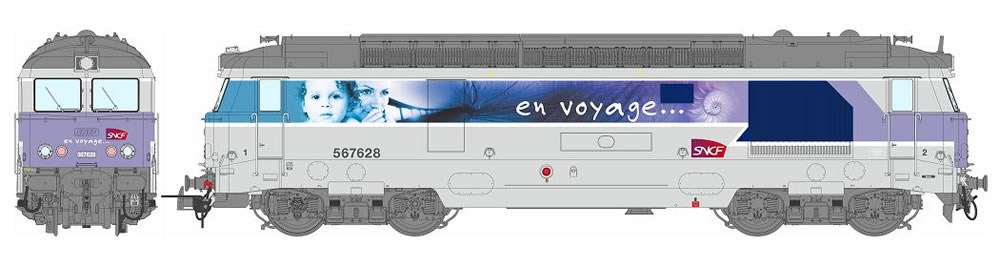 REE MB-169 SNCF BB 67628 en voyage Nevers Ep V-VI DC NH
