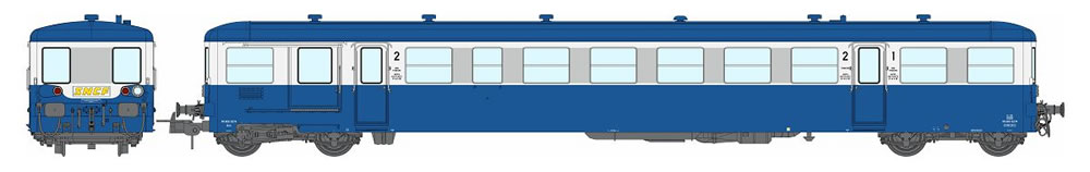 REE VB-447 SNCF XR-8274 bleu Dijon Ep IV-V