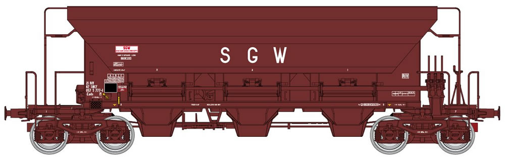 REE WB-665 SNCF Tremie F70 Eads SGW brun Ep IV