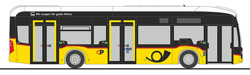 Rietze 75594 Postauto MB eCitaro NH