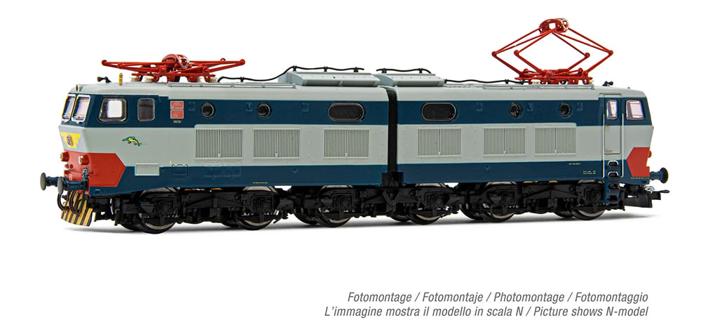 Rivarossi HR2966 FS 656 2. Serie grau/blau Ep IV DC NH