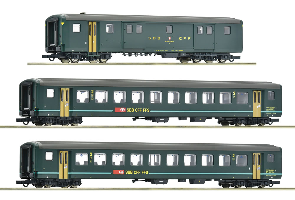 Roco 6200090 SBB IR 1617 Wagenset I 3-tlg Ep V