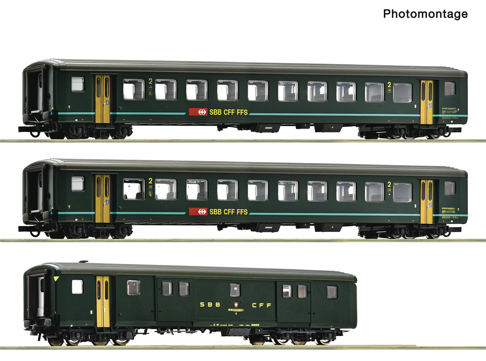 Roco 6200090 SBB IR 1617 Wagenset I 3-tlg Ep V NH