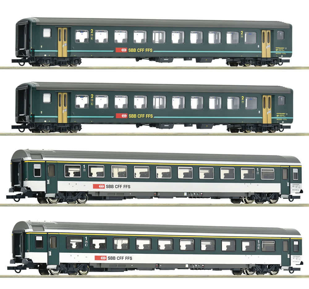 Roco 6200091 SBB IR 1617 Wagenset II 4-tlg Ep V