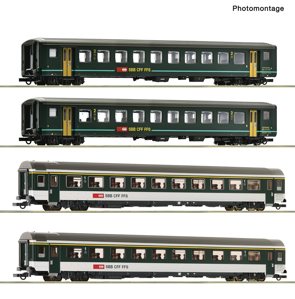 Roco 6200091 SBB IR 1617 Wagenset II 4-tlg Ep V NH