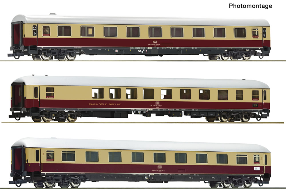 Roco 6200122 Rheingold Wagenset III 3-tlg NH