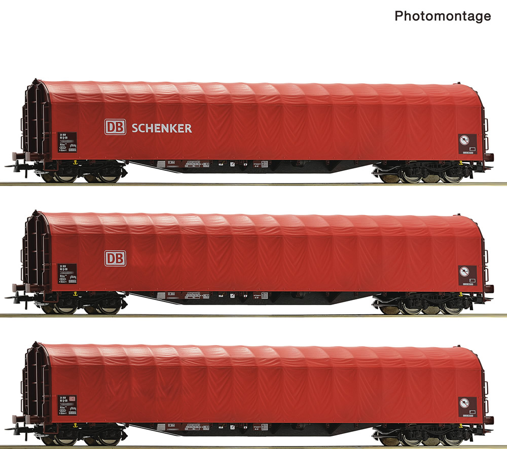 Roco 6600156 DB Rilns rot Ep VI 3er Set NH