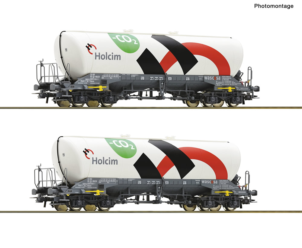 Roco 6600192 Holcim Uacns weiss Ep VI 2er Set NH