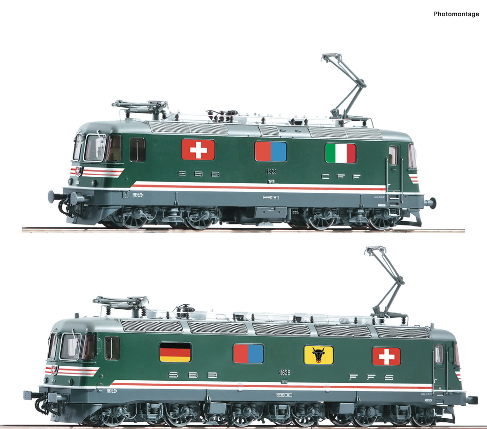 Roco 71415 SBB Re 10/10 grün 100 Jahre Gotthardbahn DC Sound NH